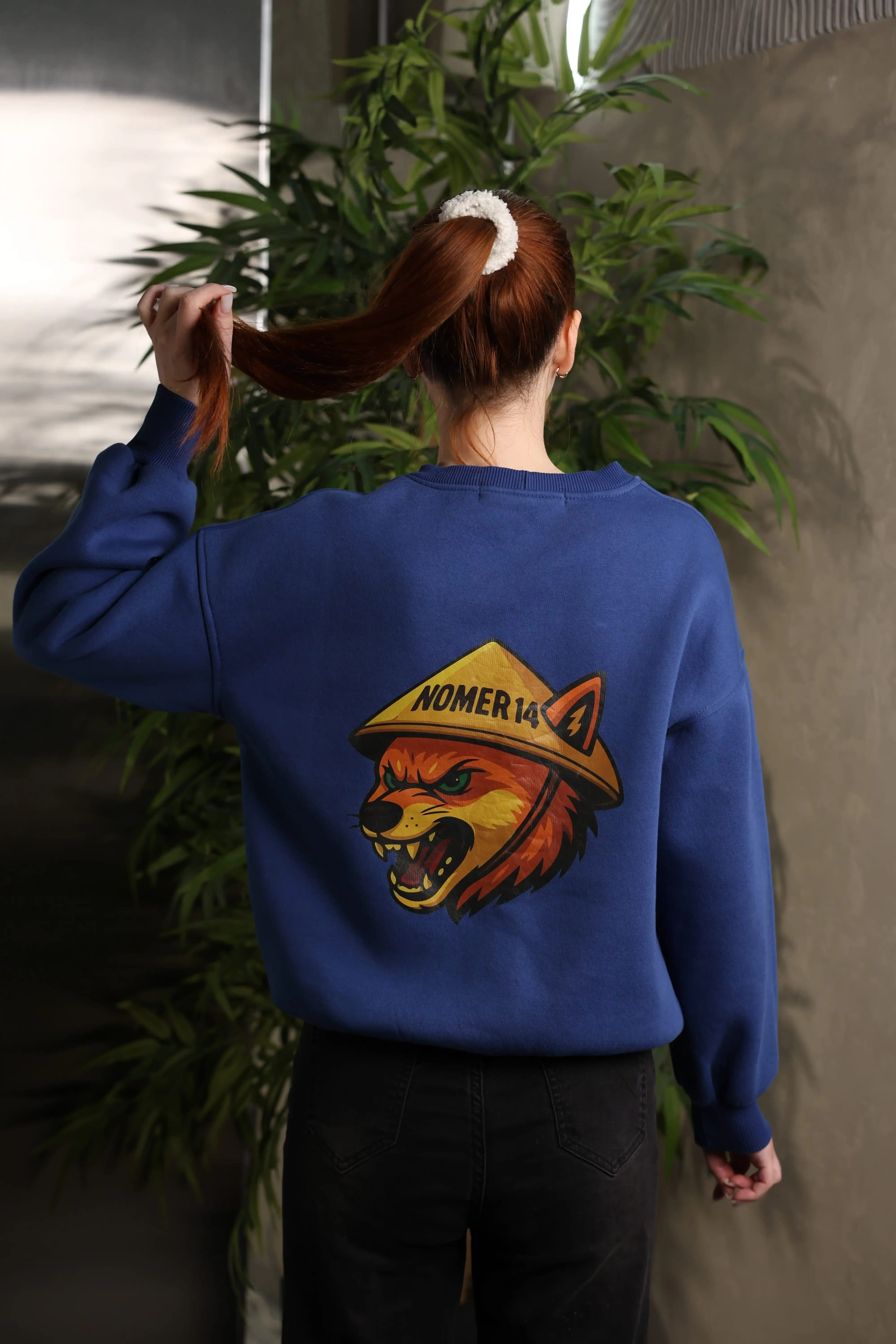 Синій світшот